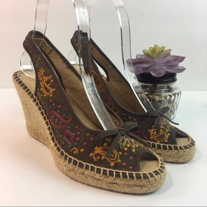 Montego‎ Bay Club Canvas Wedges